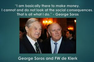 Geroge Soros and FW deKlerk